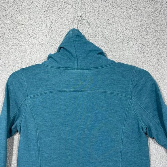 Under Armour Sweatshirt Womens Medium Green‎ Funnel Neck Loose Pullover Sweater - Picture 10 of 14